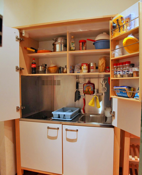 Spanish Steps Rome Seagulls penthouse kitchen corner